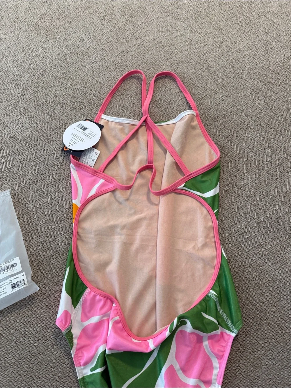 NWT 🌸 Sporti One Piece Swimsuit Size 38 - Picture 3 of 7